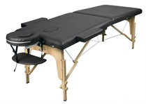 Массажный стол складной, 2-секции, 60 см, Atlas Sport (черный)