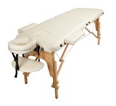 Массажный стол складной, 3-секции, 70 см, Atlas Sport (бежевый) 