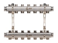 Коллекторная группа AVE162, 7 вых. AV Engineering (PRO серия Для отопления (радиаторы))