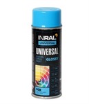 Эмаль аэрозольная универсальная INRAL UNIVERSAL ENAMEL 30 (голубой светлый глянец) 400 мл (5012)