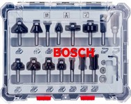 Набор фрез смешанный 8 мм (15шт) BOSCH