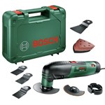 Многофункциональный инструмент (реноватор) BOSCH PMF 190 E SET (190 Вт) в чем. + набор оснастки