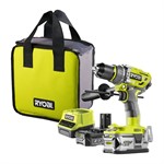 ONE + / Дрель-шуруповерт RYOBI R18PD7-252S