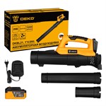 Воздуходувка аккумуляторная 130 км/ч, 20В, АКБ 4 А/ч +з/у DEKO