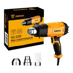 Фен строительный (термовоздуходувка) DEKO HG-2200