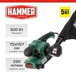 Ленточная шлифмашина Hammer LSM900D