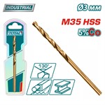 Сверло по металлу M35 HSS-CO 3мм TOTAL TAC11203001