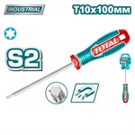 Отвертка Torx T10x100 мм TOTAL TSDT10100