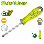 Отвертка шлицевая SL4 100мм DYLLU DTSD1244