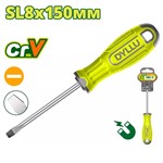 Отвертка шлицевая SL8 150мм DYLLU DTSD1286