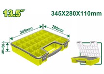 Органайзер для инструмента и оснастки 345х280х110мм DYLLU DTTB1322