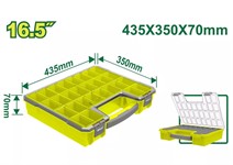 Органайзер для инструмента и оснастки 430х350х70мм DYLLU DTTB1611