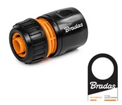 Быстросъёмная муфта с аквастопом  1/2"(5/8"), BRADAS (Польша)