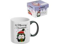 Кружка керамическая, в кор., 350 мл., MERRY CHRISTMAS-2, PERFECTO LINEA