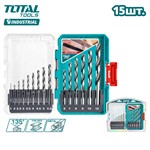 Набор сверл по металлу TOTAL TACSDL51506 (15 шт)