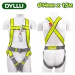 Привязь страховочная 14ммx1,5м DYLLU 