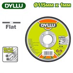 Круг отрезной 115x1,0х22,2 мм по металлу DYLLU DTAC1345