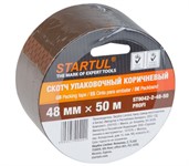 Скотч упаковочный коричневый 48 мм х 50 метров, Startul