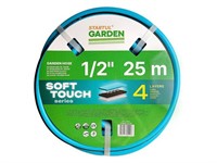 Шланг поливочный 1/2" 25м, 4 слоя STARTUL GARDEN SOFT TOUCH