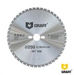Диск пильный по металлу 250х30(25.4/20)х2,2/1,8 мм 48 зуб. GRAFF Expert 