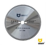 Диск пильный по металлу 305х30(25.4/20)х2,2/1,8 мм 80 зубов GRAFF Expert 