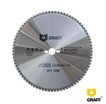 Диск пильный по металлу 355х30(25.4/20)х2,4/2,0 мм 80 зубов GRAFF Expert 