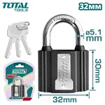 Замок навесной 32мм TOTAL
