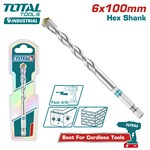 Сверло по бетону 6х100мм TOTAL TAC280610