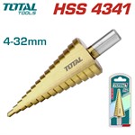 Сверло ступенчатое 4-32 мм TOTAL TAC43201