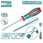 Отвертка крестовая PH3x200мм TOTAL TGTPH3200