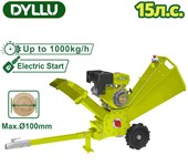 Измельчитель садовый бензиновый DYLLU DTXU1415 (до 100 мм)