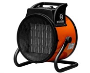 Нагреватель воздуха электрический теплопушка Ecoterm EHR-03/1F (3 кВт, термостат, керамика)