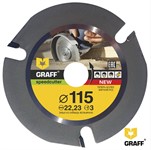 Диск по дереву для болгарки 115 мм GRAFF Speedcutter