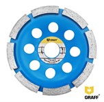 Чашка алмазная шлифовальная по бетону 115 мм однорядная, GRAFF Чашка алмазная шлифовальная по бетону 115 мм однорядная, GRAFF
