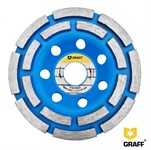 Чашка алмазная шлифовальная по бетону 115 мм двухрядная, GRAFF Чашка алмазная шлифовальная по бетону 115 мм двухрядная, GRAFF