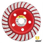 Чашка алмазная шлифовальная по бетону 125 мм турбо, GRAFF Чашка алмазная шлифовальная по бетону 125 мм турбо, GRAFF