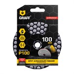 Круг 100 мм Р100 алмазный гибкий шлифовальный GRAFF Круг 100 мм Р100 алмазный гибкий шлифовальный GRAFF