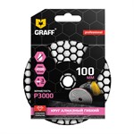 Круг 100 мм Р3000 алмазный гибкий шлифовальный GRAFF Круг 100 мм Р3000 алмазный гибкий шлифовальный GRAFF