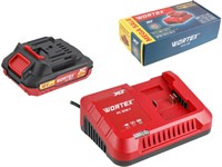 Набор аккумулятор 2 А*ч и зарядное устройство 1х2 А WORTEX ALL1 XLT в кор. SET