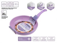 Сковорода ф 26х5.8 см, алюм., антиприг. покр., серия Cook&amp;Fun, лиловая, PERFECTO LINEA