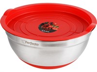 Миска для взбивания из нержавеющей стали, диаметр 18 см, с крышкой, серия CHEF, PERFECTO LINEA