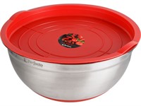 Миска для взбивания из нержавеющей стали, диаметр 24 см, с крышкой, серия CHEF, PERFECTO LINEA