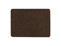 Коврик влаговпитывающий, ребристый Slim без борта, подложка 50*80 см VORTEX коричневый