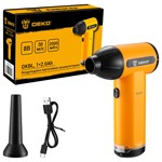 Воздуходувка портативная аккумуляторная DEKO DKBL, 8В, АКБ 2,0 Ач USB Type-C