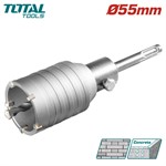 Коронка по бетону 55мм SDS-plus TOTAL