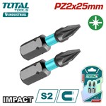 Бита ударная PZ2 25мм TOTAL TACIM71PZ225 (2 шт)