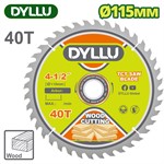 Диск пильный 115x22,2 мм 40 зубьев по дереву DYLLU