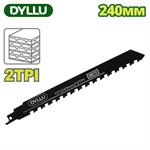 Полотно для сабельной пилы 240 мм по бетону DYLLU DTJT1543HM