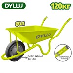Тачка садовая 120 кг 60 л DYLLU
