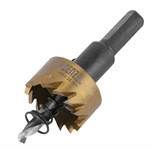 Коронка по металлу HSS, 25 мм, нитридтитановое покрытие Denzel